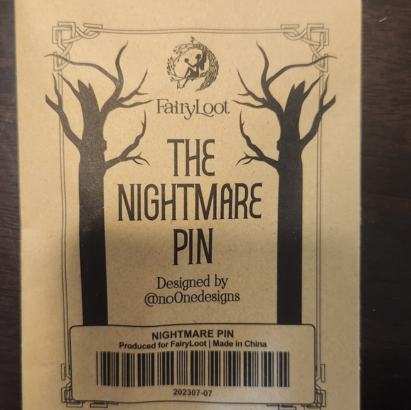 The Nightmare Enamel Pin - Picture 3 of 3